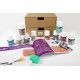 Pebeo Fantasy Moon Set 10x 45 ml & Accessories Hammer Effect Pearlescent Craft Paint Set 758441